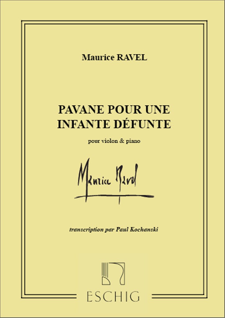 Pavane Pour Une Infante Defunte